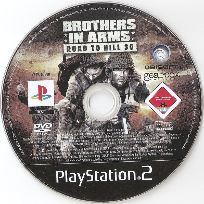 Media for Brothers in Arms: Road to Hill 30 (PlayStation 2)
