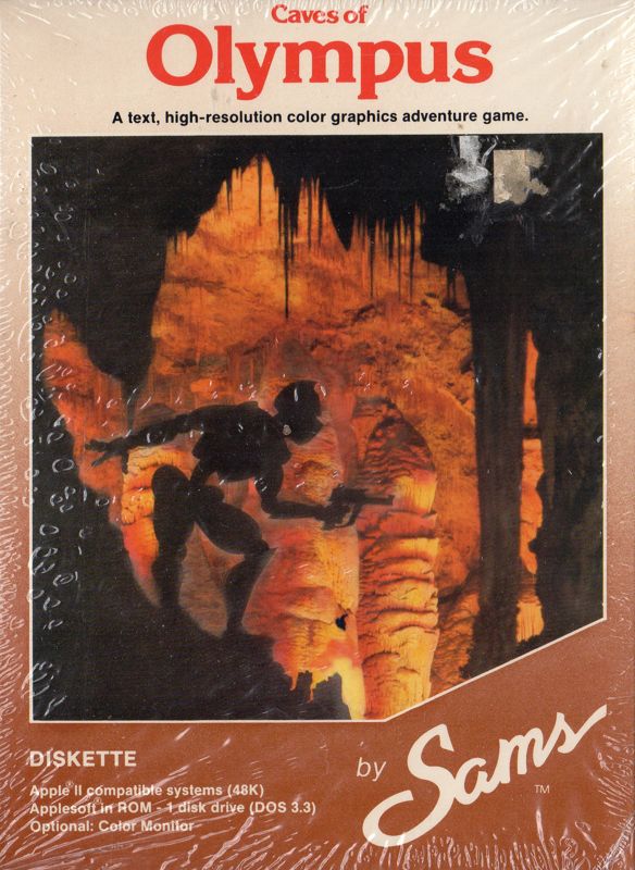 Front Cover for Caves of Olympus (Apple II)