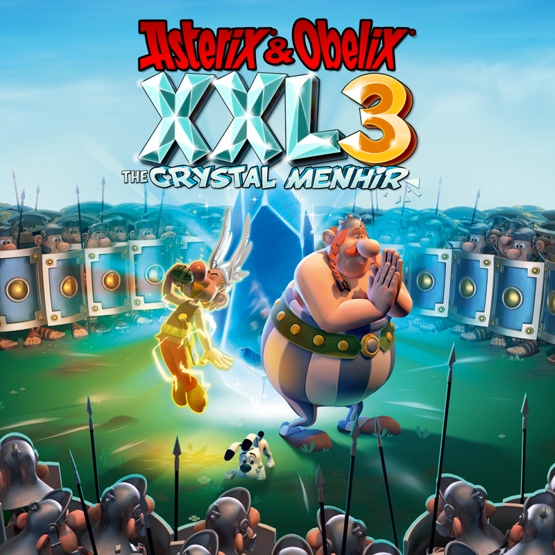 Front Cover for Asterix & Obelix XXL 3: The Crystal Menhir (PlayStation 4) (download release)