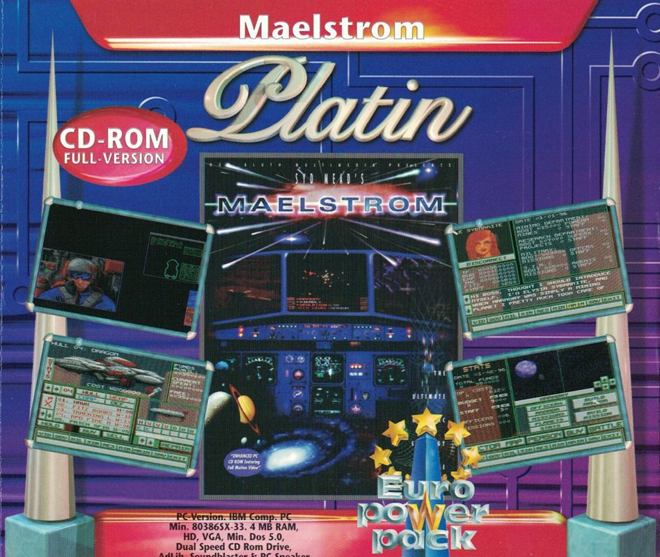 Front Cover for Maelstrom (DOS) (Euro Power Pack release)