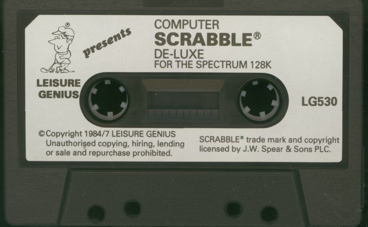 Media for The Computer Edition of Scrabble Brand Crossword Game (ZX Spectrum)