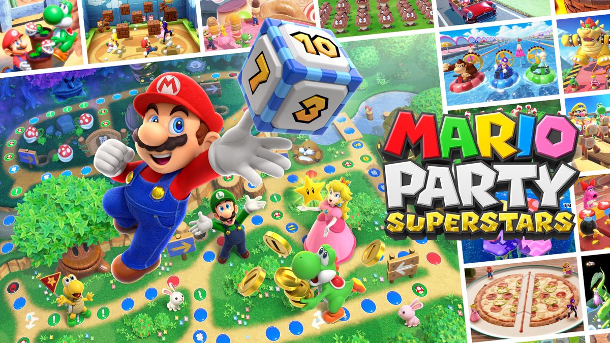 Front Cover for Mario Party Superstars (Nintendo Switch) (download release)