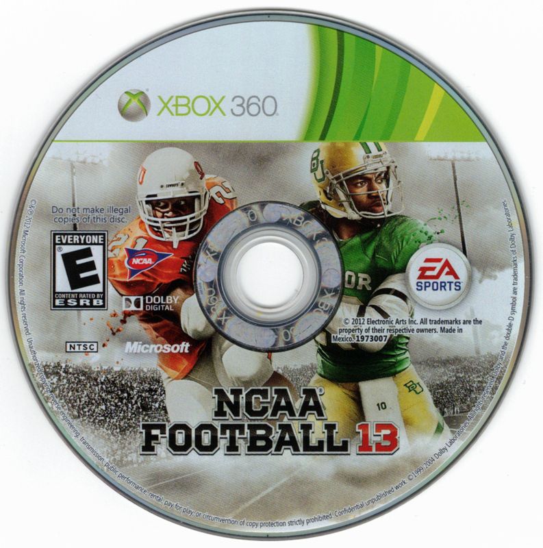 Media for NCAA Football 13 (Xbox 360)