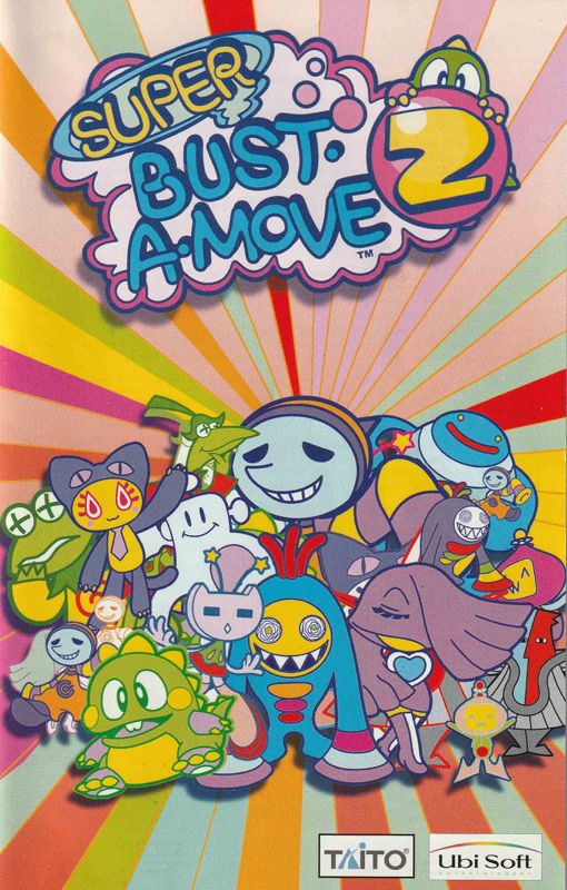 Manual for Super Bust-A-Move 2 (PlayStation 2): Front