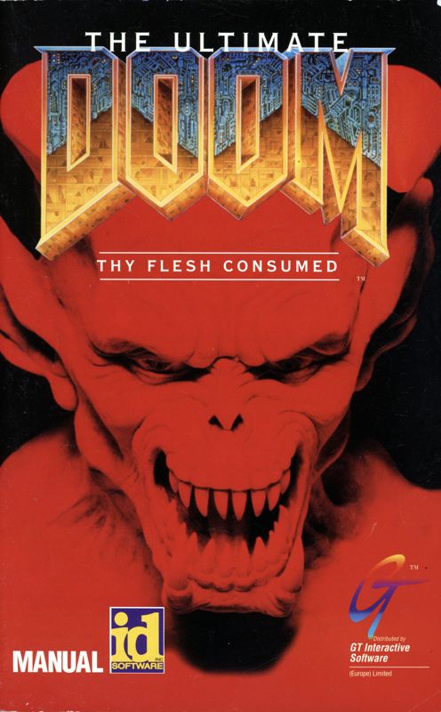 Manual for The Ultimate Doom (DOS) (CD-ROM release without Heretic shareware bonus): Front