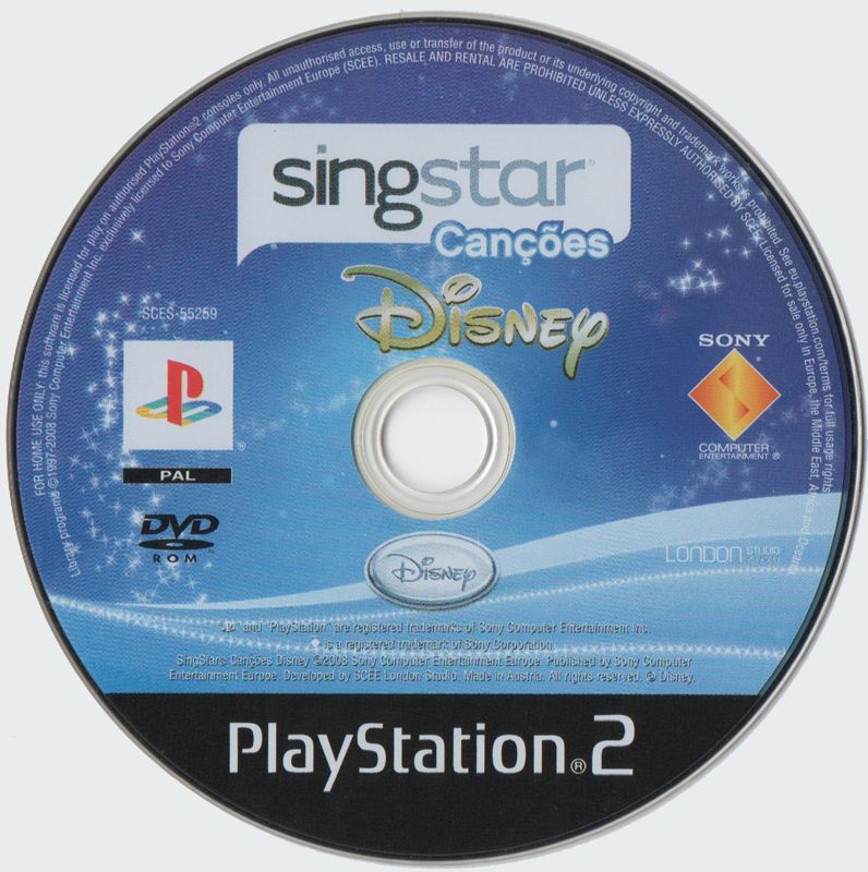 Media for SingStar: Singalong with Disney (PlayStation 2)