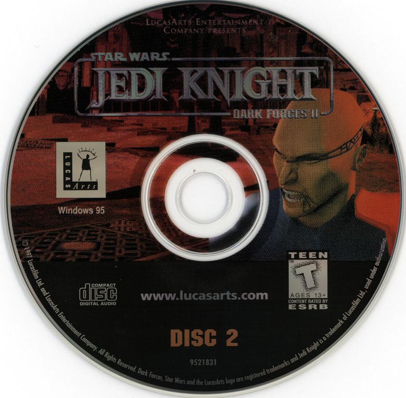 Media for Star Wars: Jedi Knight - Bundle (Windows): Dark Forces II - Disc 2