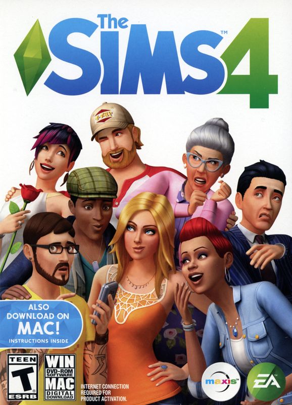 Front Cover for The Sims 4 (Macintosh and Windows)