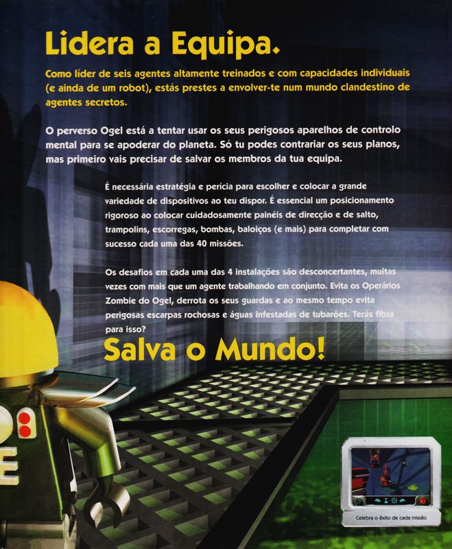Inside Cover for LEGO Alpha Team (Windows): Left