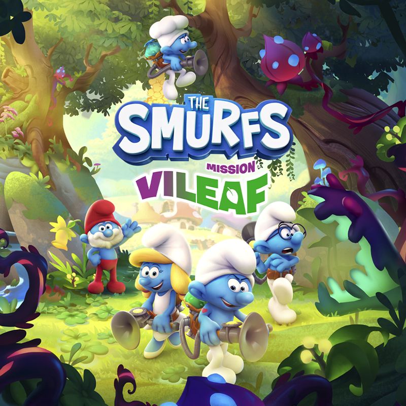 Front Cover for The Smurfs: Mission Vileaf (Nintendo Switch) (download release)