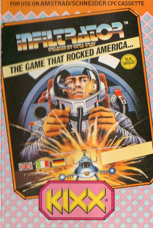 Front Cover for Infiltrator (Amstrad CPC) (Kixx budget release)