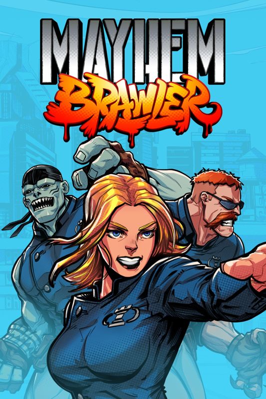 Front Cover for Mayhem Brawler (Xbox One and Xbox Series) (download release)
