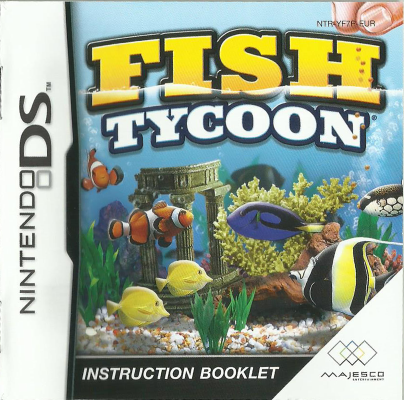 Manual for Fish Tycoon (Nintendo DS): Front