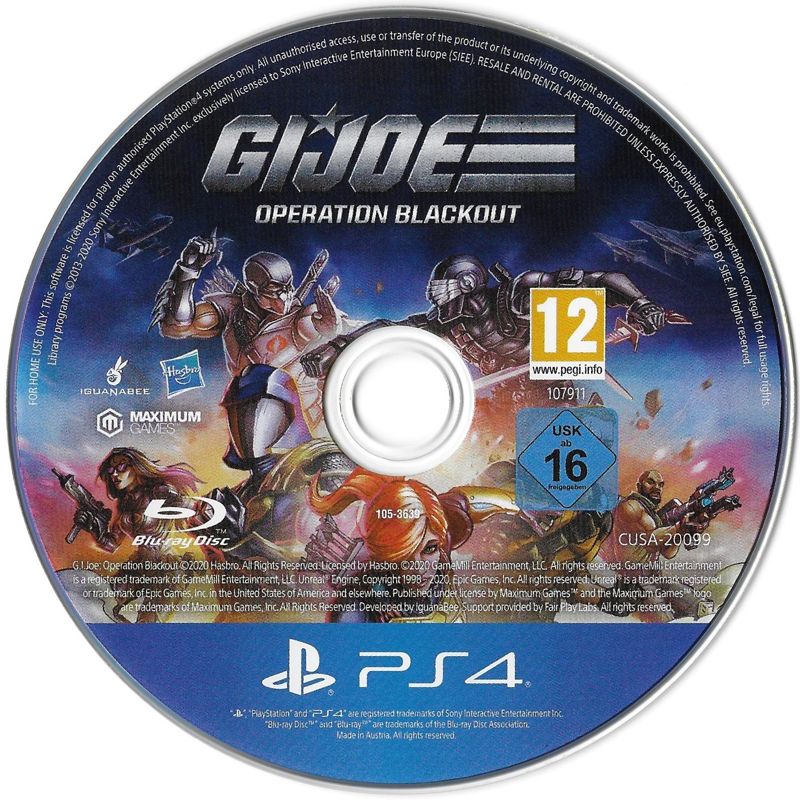 Media for G.I. Joe: Operation Blackout (PlayStation 4)