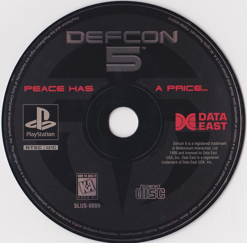Media for Defcon 5 (PlayStation) (Original Large Case)
