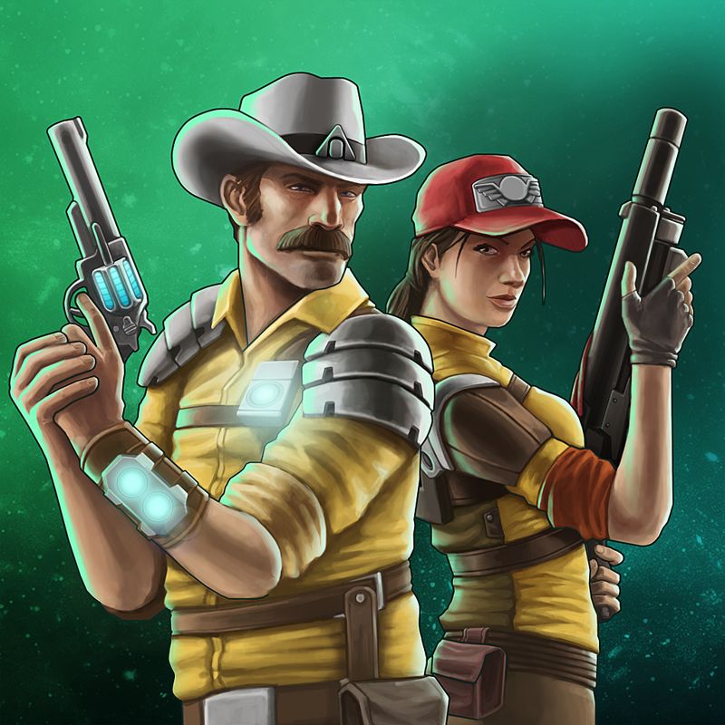 Front Cover for Space Marshals 2 (Nintendo Switch) (download release)