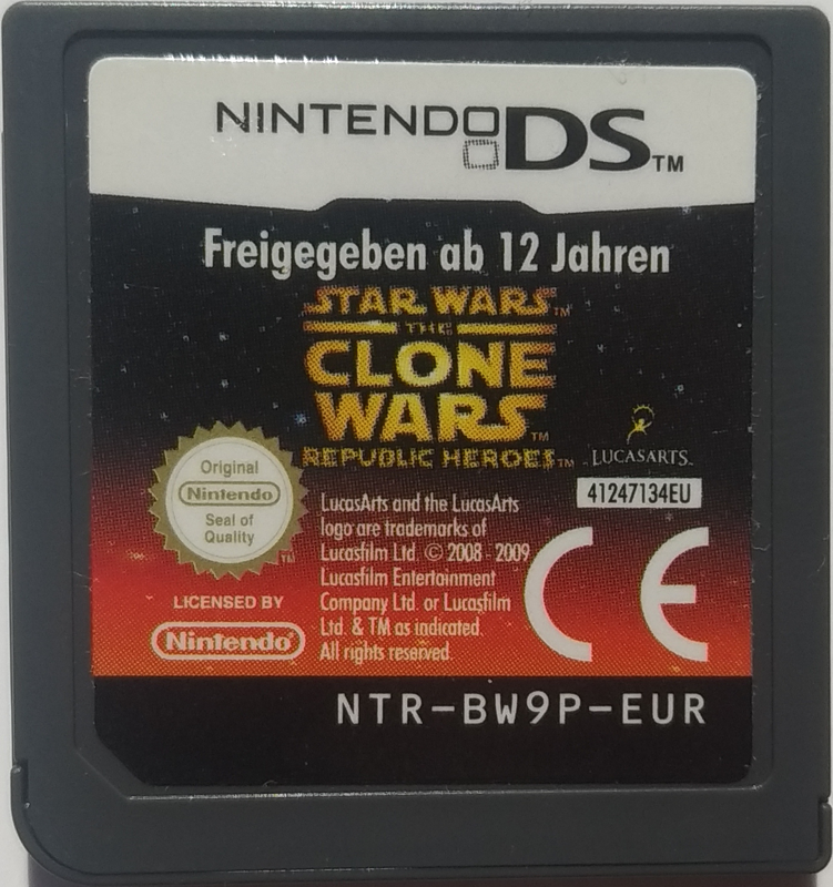 Media for Star Wars: The Clone Wars - Republic Heroes (Nintendo DS)