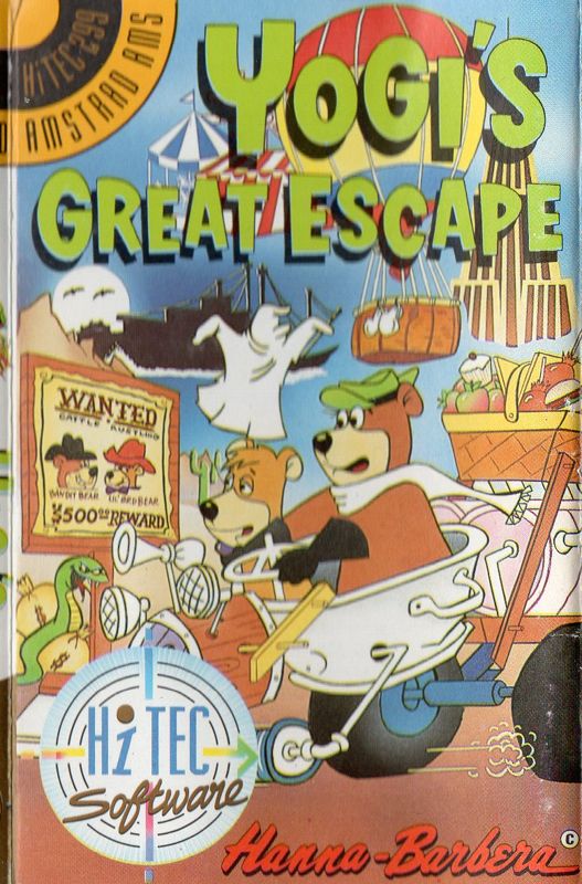 Front Cover for Yogi's Great Escape (Amstrad CPC)