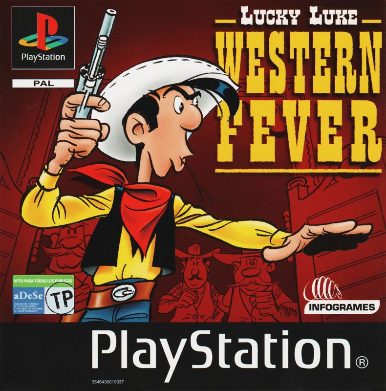 Front Cover for Lucky Luke: Western Fever (PlayStation)