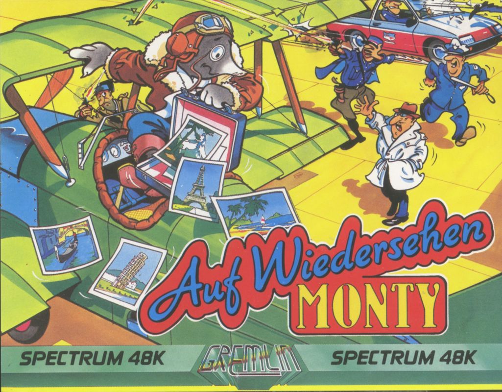 Front Cover for Auf Wiedersehen Monty (ZX Spectrum)