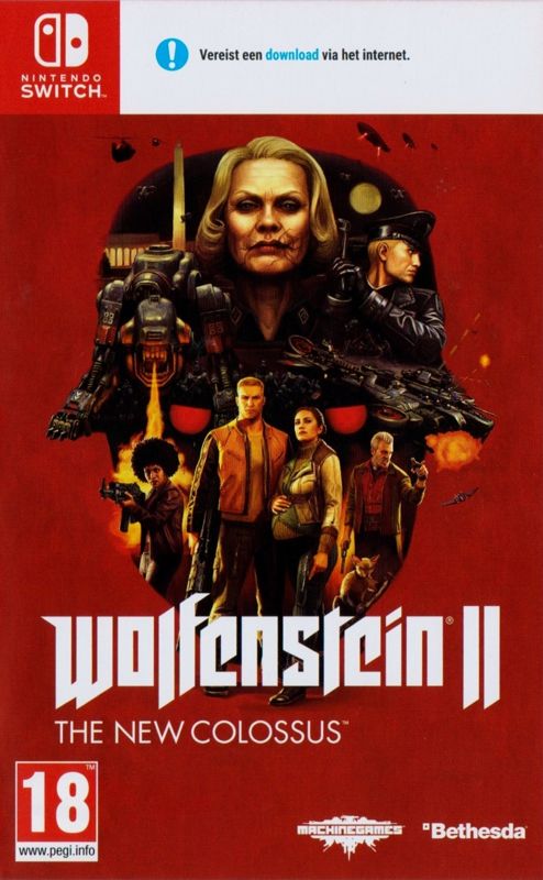 Front Cover for Wolfenstein II: The New Colossus (Nintendo Switch)