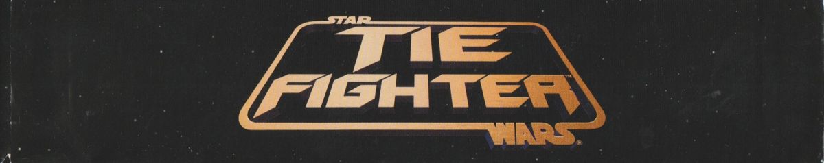 Spine/Sides for Star Wars: TIE Fighter (DOS) (1st German release - game in English, manual in German): Top