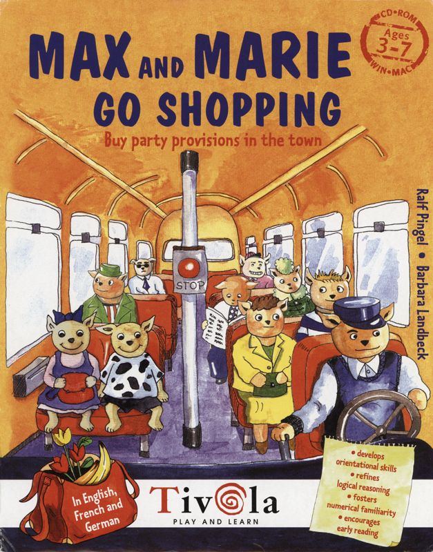 Front Cover for Max and Marie Go Shopping (Macintosh and Windows 3.x)