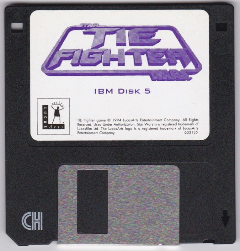 Media for Star Wars: TIE Fighter (DOS): Disk 5