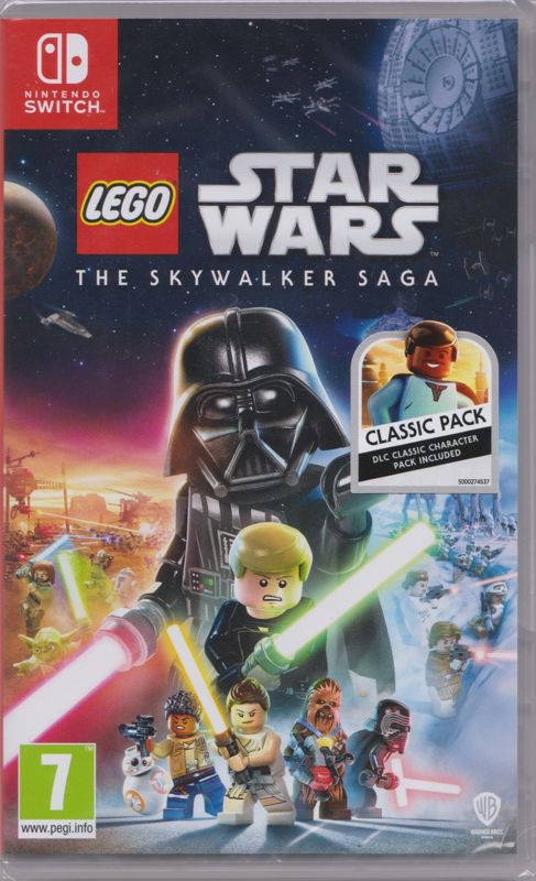 Front Cover for LEGO Star Wars: The Skywalker Saga (Nintendo Switch): Sealed (/w DLC Sticker)