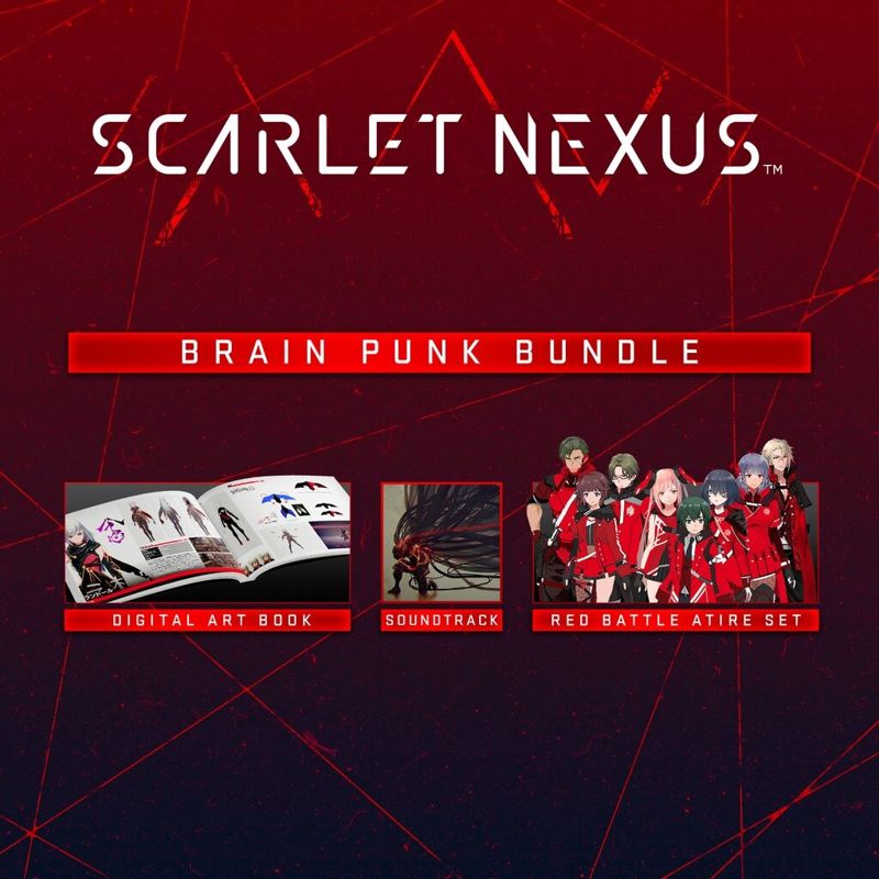 Front Cover for Scarlet Nexus: Brain Punk Bundle (PlayStation 4 and PlayStation 5) (download release)