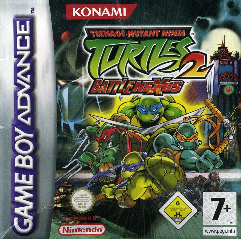 Front Cover for Teenage Mutant Ninja Turtles 2: Battle Nexus (Game Boy Advance)