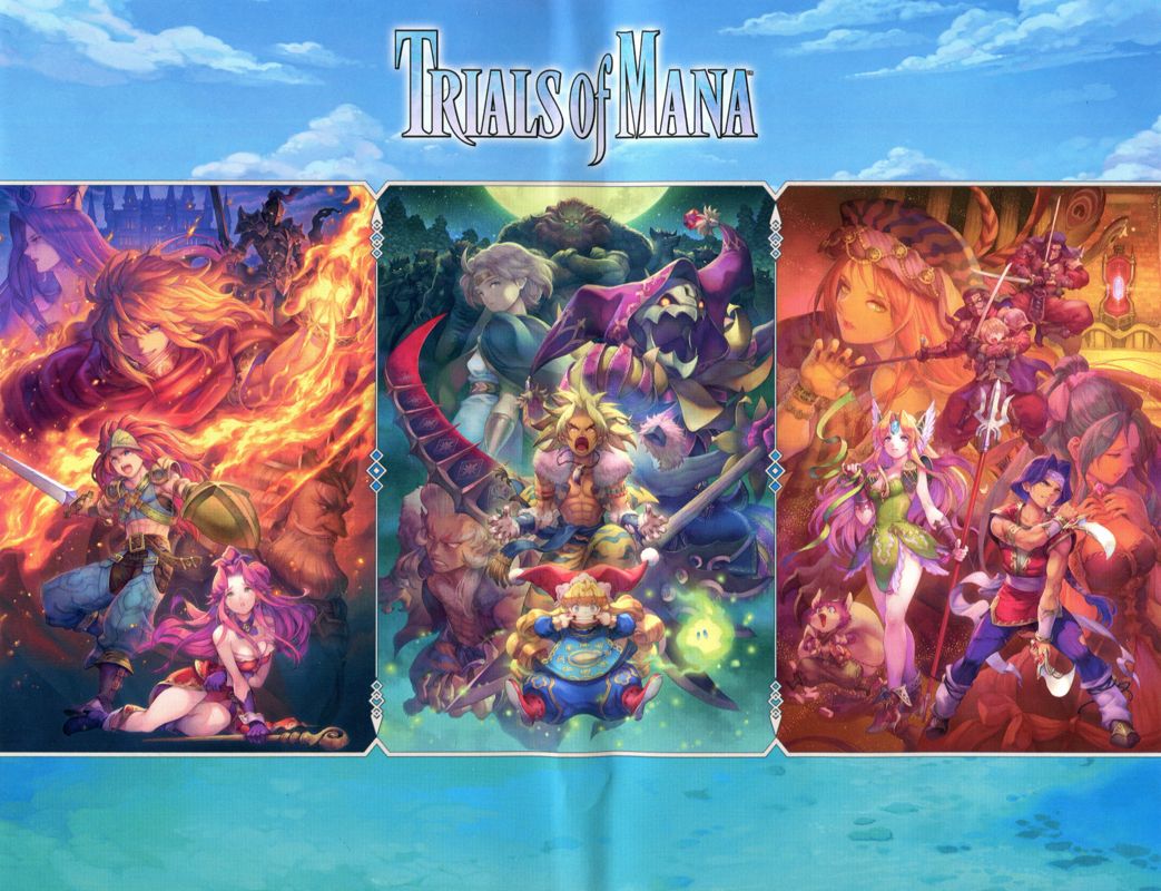 Inside Cover for Trials of Mana (Nintendo Switch): Full