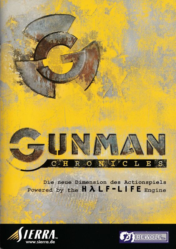 Manual for Gunman Chronicles (Windows) (USK 18 / Original English version): Front