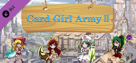 Front Cover for Card Girl Army II: DLC1 (Windows) (Steam release)