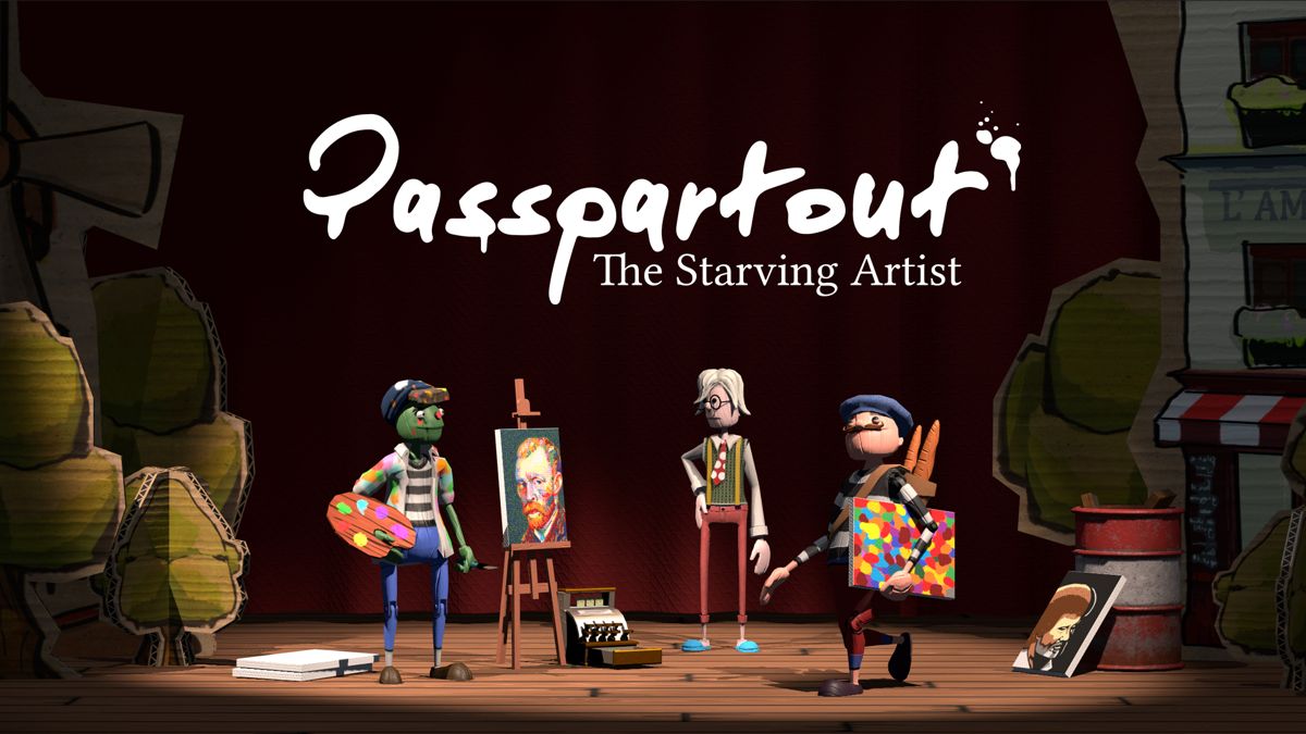 Front Cover for Passpartout: The Starving Artist (Nintendo Switch) (download release): 2nd version
