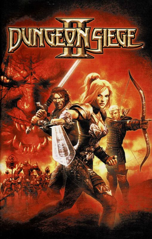 Manual for Dungeon Siege II (Windows): Front