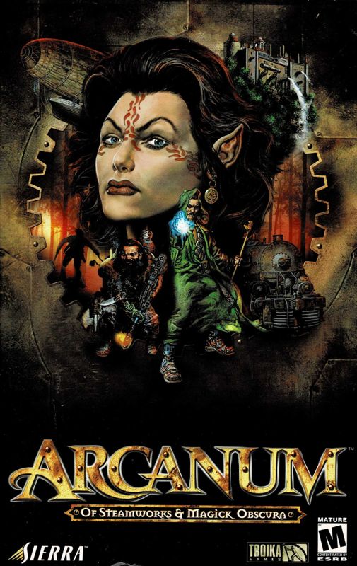 Manual for Arcanum: Of Steamworks & Magick Obscura (Windows): Front