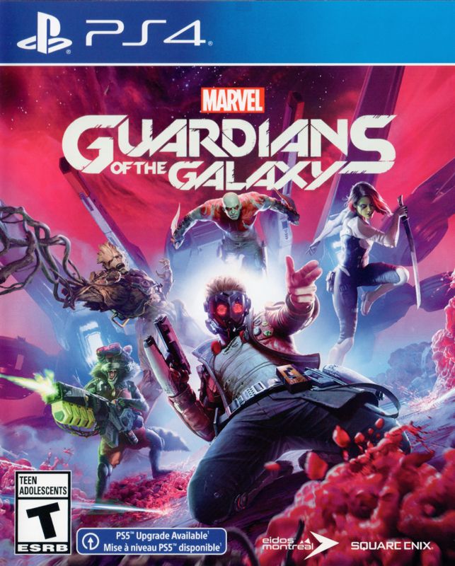 Front Cover for Marvel Guardians of the Galaxy (PlayStation 4)