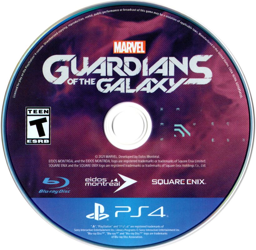 Media for Marvel Guardians of the Galaxy (PlayStation 4)