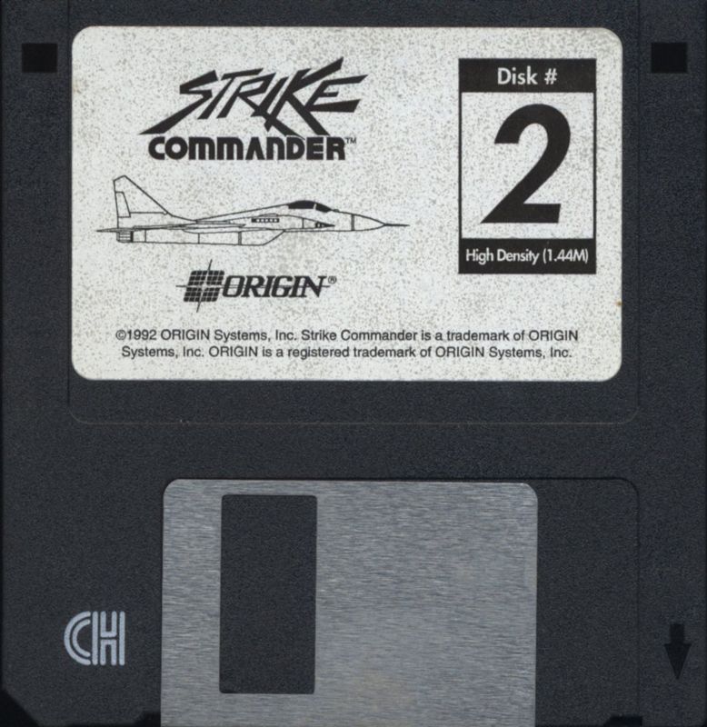 Media for Strike Commander (DOS): Disk 2