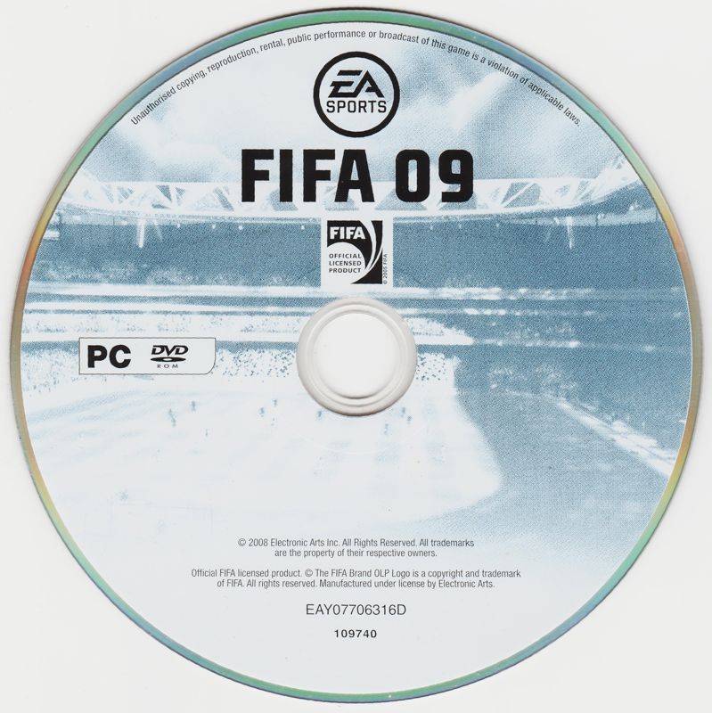 Media for FIFA Soccer 09 (Windows)