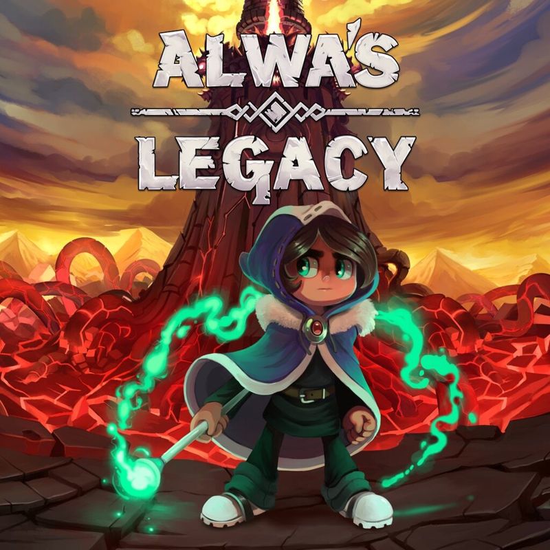Front Cover for Alwa's Legacy (PlayStation 4) (download release)