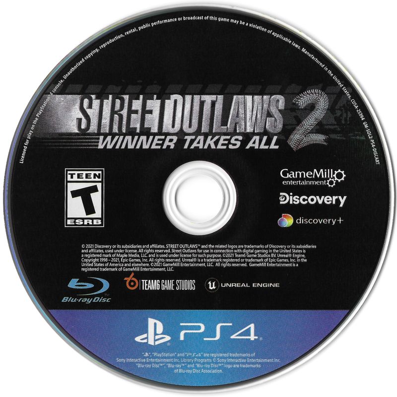 Media for Street Outlaws 2: Winner Takes All (PlayStation 4)