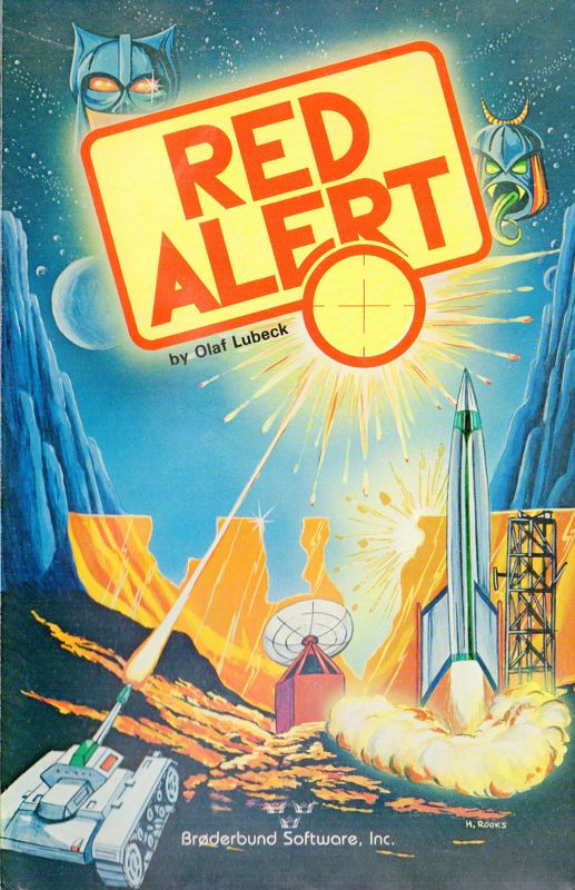 Front Cover for Red Alert (Apple II)