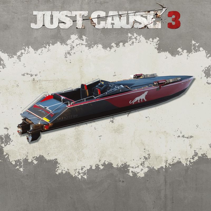 Front Cover for Just Cause 3: Mini-Gun Racing Boat (PlayStation 4) (PSN release)