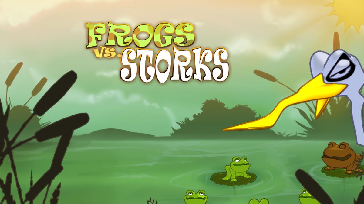 Front Cover for Frogs vs. Storks (Nintendo Switch) (download release)