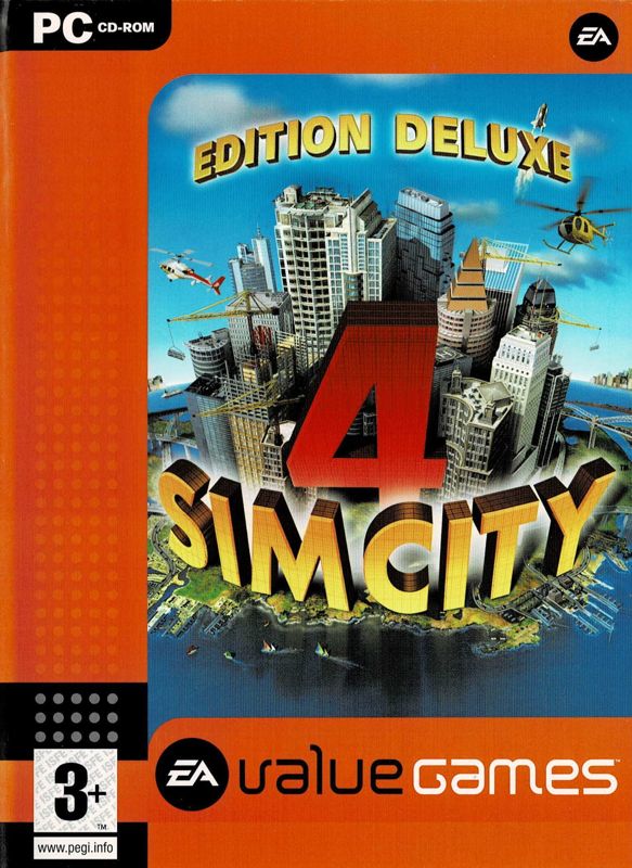 Front Cover for SimCity 4: Deluxe Edition (Windows) (EA Value Games release)