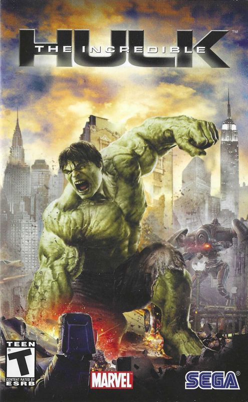 Manual for The Incredible Hulk (Windows): Front