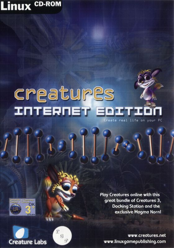 Front Cover for Creatures Internet Edition (Linux)