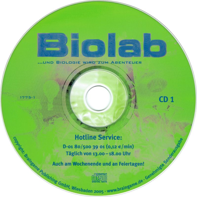 Media for Bioscopia: Where Science Conquers Evil (Macintosh and Windows): Disc 1